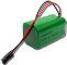 NiMH Battery Pack: 4.8V 2200mAh Square NiMH Rx Battery for Airtronics