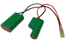 Airsoft Gun Battery: 8.4V 1100mAh NiMH Nun-Chuck Battery Pack for AirSoft Stock Guns ( Mini Size)