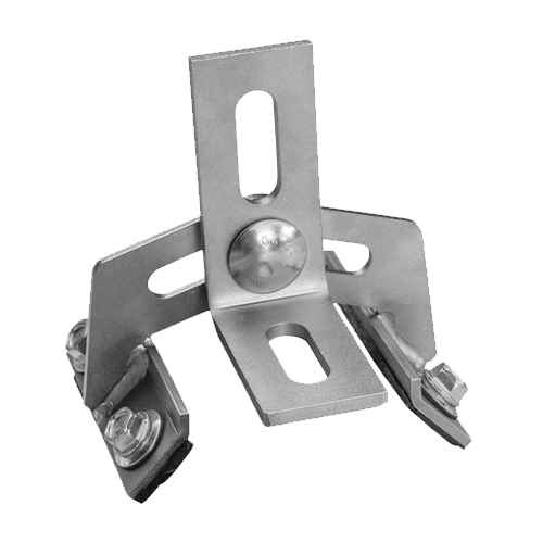 QuickBOLT 17767 Adjustable Corrugated Solar Mount 90/180 Combo QB RibRider w/ 75mm Butyl Base