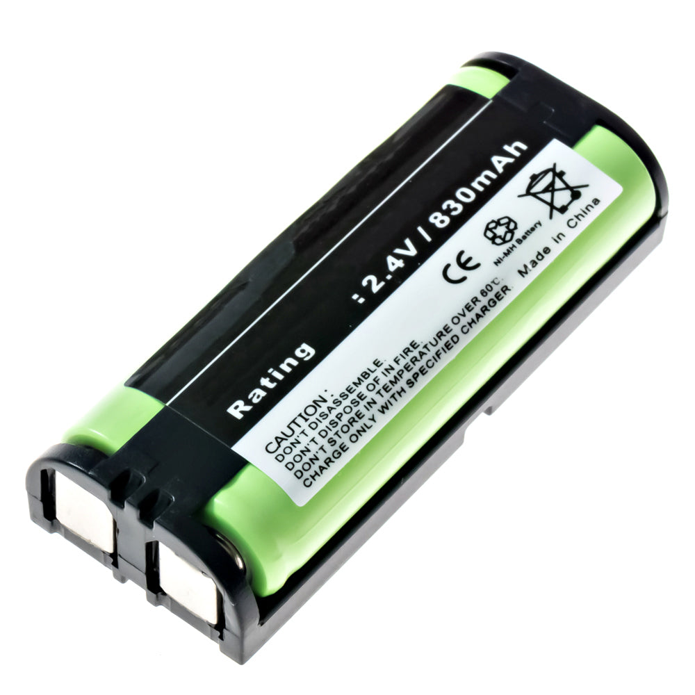 Batteries N Accessories BNA-WB-H358 Cordless Phone Battery - Ni-MH, 2.4V, 830 mAh, Ultra High Capacity Battery - Replacement for Panasonic HHR-P105 Battery