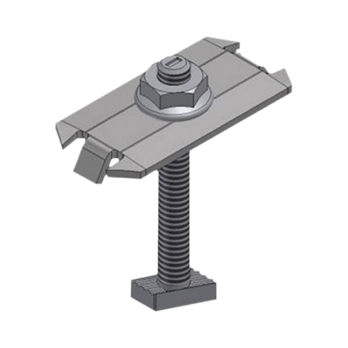 UNIRAC SolarMount 302029C Integrated Bonding Mid Clamp For 38 - 41 mm Module Frames (Size DK) w/ Clear Stainless Steel Finish