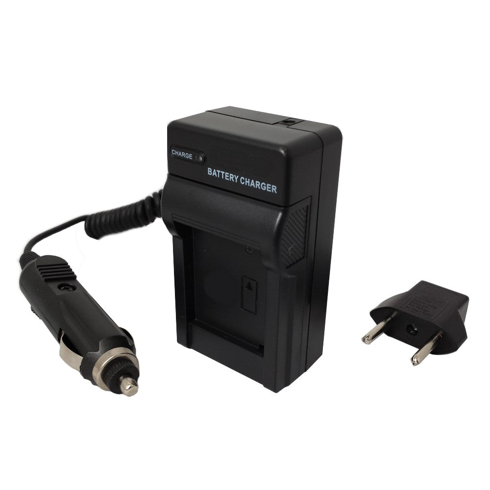 Batteries N Accessories BNA-WB-185 Digital Camera Battery Charger - Replacement for Canon CB-2LY, 2608B001 Charger, Compatible with Canon NB-6L Battery - 110 /220V Fold-in Plug with Car  u0026 EU adapters
