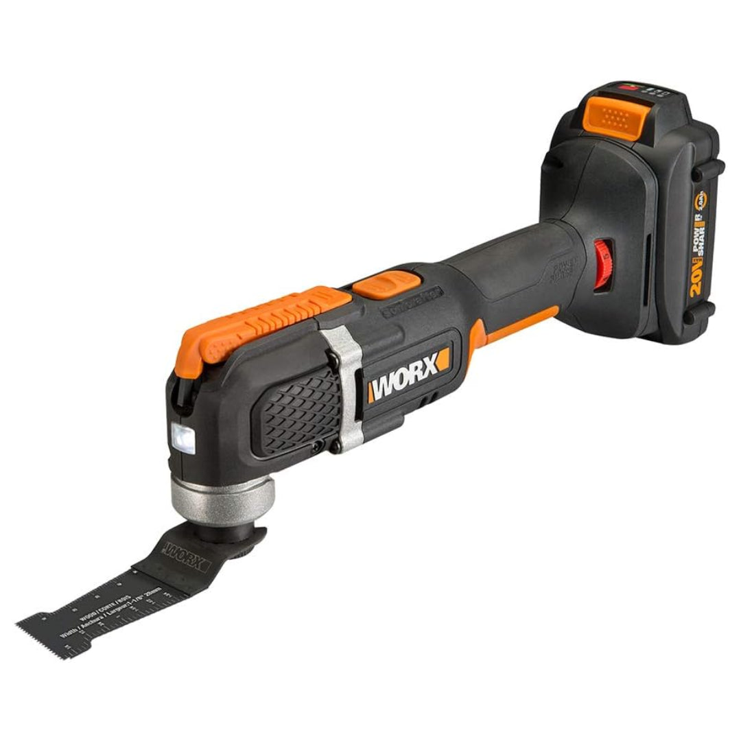 Worx WX696L Cordless 20V Power Share Sonicrafter Oscillating Multi-Too