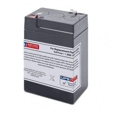 Zibak ZP4.5-6 6V 4.5Ah F1 Replacement Battery