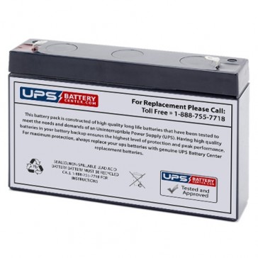 Sure-Lites / Cooper Lighting SL-26-89 Replacement Battery