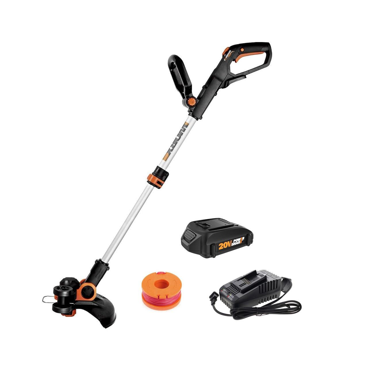 Worx WG163.8 Cordless 12" GT 3.0 String Trimmer / Edger with Battery &