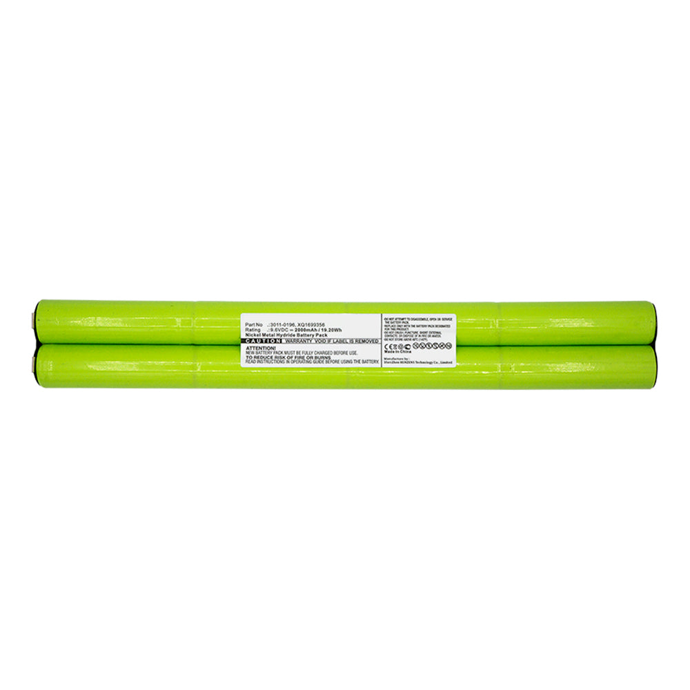 Batteries N Accessories BNA-WB-H14980 Equipment Battery - Ni-MH, 9.6V, 2000mAh, Ultra High Capacity - Replacement for Minelab 3011-0170 Battery