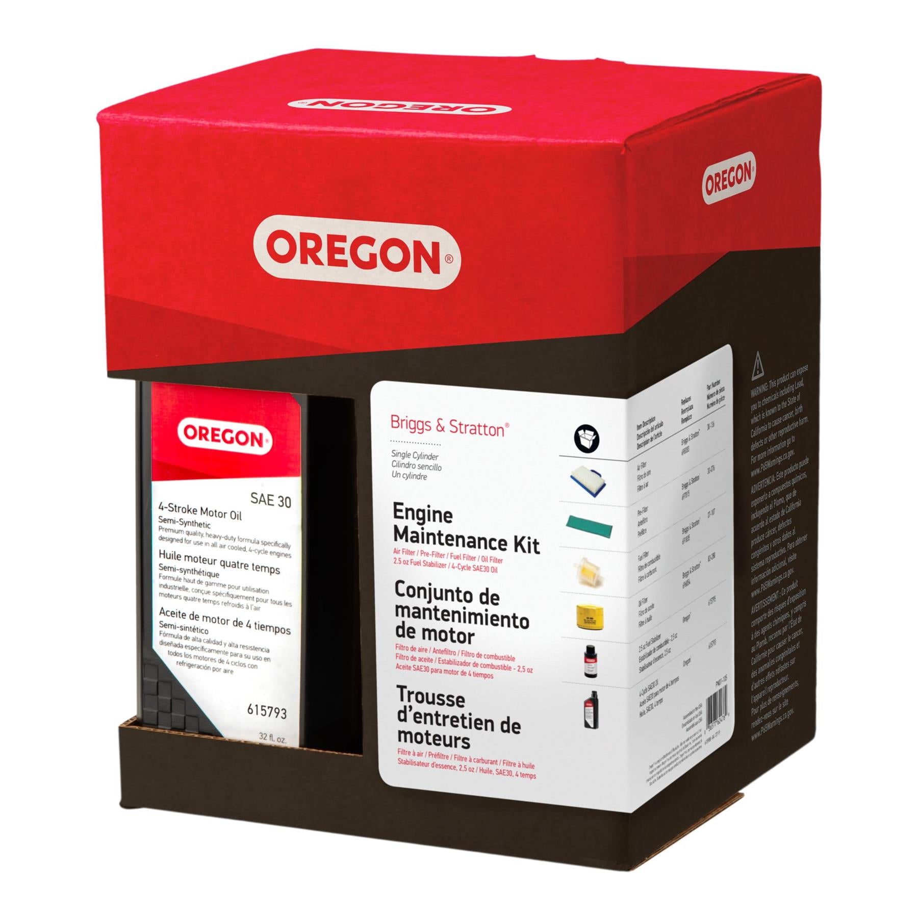 Oregon 01-105 Engine Maintenance Kit, Briggs and Stratton Single Cylin