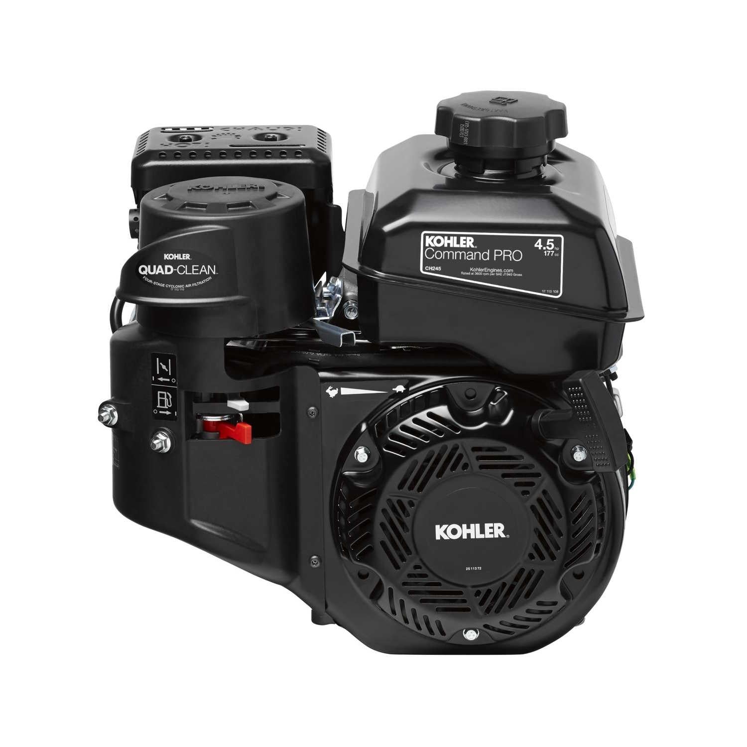 Kohler CH245-3159 Horizontal Command PRO Engine with 6:1 Gear Reductio