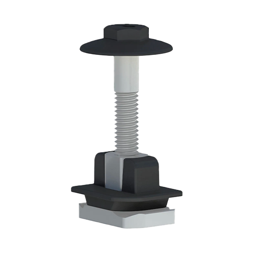IronRidge Aire Series AE-MID-01-B1 30mm-40mm Lock Mid w/ Anodized Black Finish
