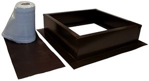 Attic Breeze AB-004-BRN / Roof Curb Installation Kit / Brown