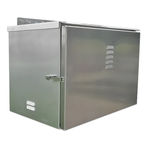 Ameresco BBA-3 Aluminum NEMA 3R 3 Battery Pole/Wall Mounted Enclosure w/ Mill Finish