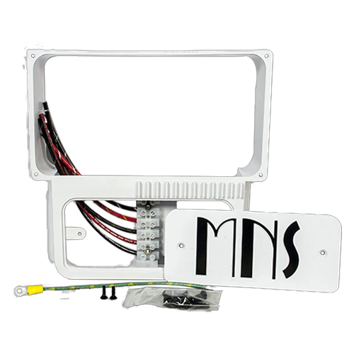 MidNite Solar MNKID-WMBB-W White Large Wall Mounting Bracket For Kid Charge Controllers