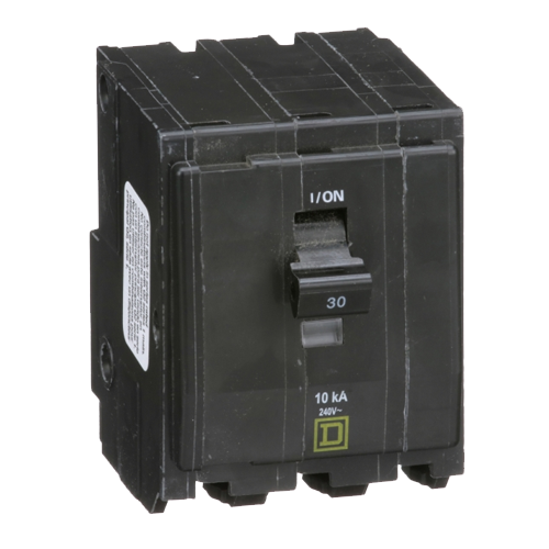 Square D QO330 30A 120/240VAC Single PhaseTriple-Pole Miniature Circuit Breaker