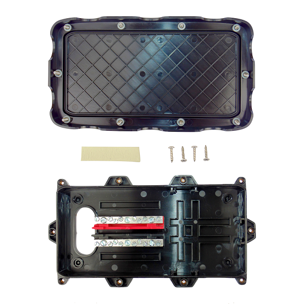 Rooftop PV Combiner Box (waterproof) with Strain Reliefs