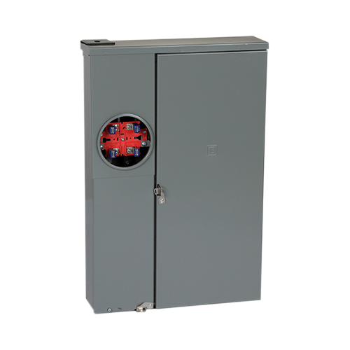 Square D Homeline SC3042M200PS 200A All In One 30-Space 42-Circuit Ringed Socket No Bypass  Surface Mount Load Center