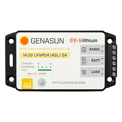 Genasun 5A/12V MPPT Controller Lithium Battery