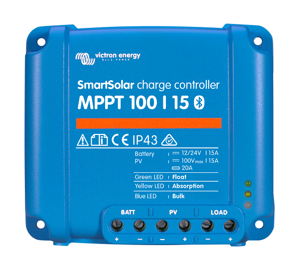 Victron Energy SmartSolar MPPT 100/15 Charge Controller w/ Bluetooth