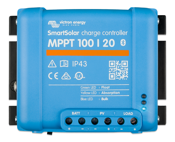 Victron Energy SmartSolar MPPT 100/20 Solar Charge Controller w/ Bluetooth