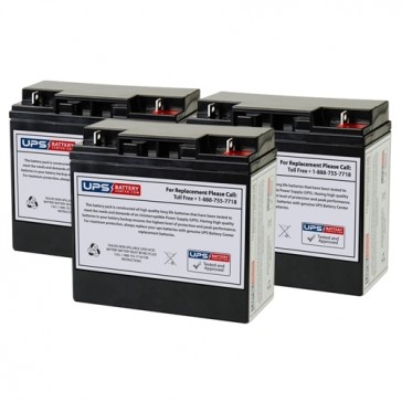 Alpha Technologies AS 1000 Compatible Replacement Battery Set