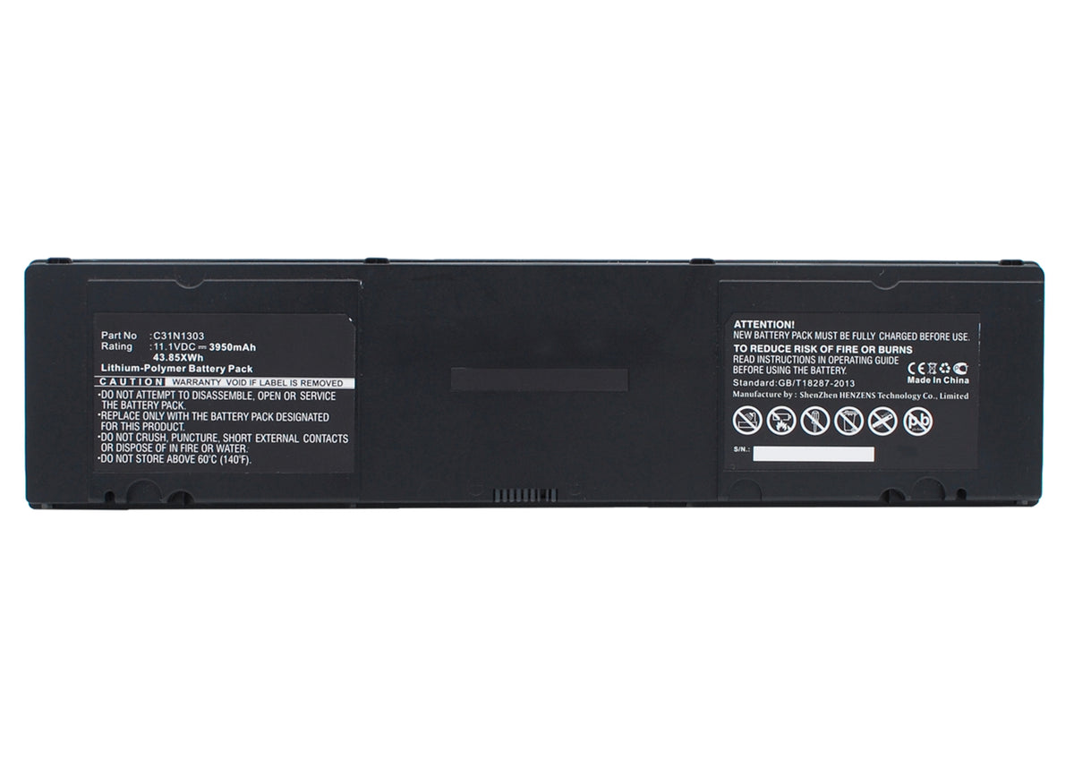 Batteries N Accessories BNA-WB-P4530 Laptops Battery - Li-Pol, 11.1V, 3950 mAh, Ultra High Capacity Battery - Replacement for Asus 0B200-00470000 Battery