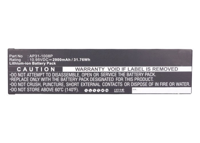 Batteries N Accessories BNA-WB-P4541 Laptops Battery - Li-Pol, 10.95V, 2900 mAh, Ultra High Capacity Battery - Replacement for Asus 90-OA1P2B1000Q Battery