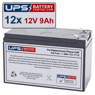 Eaton PW9130N3000R-EBM2U Compatible Replacement Battery Set