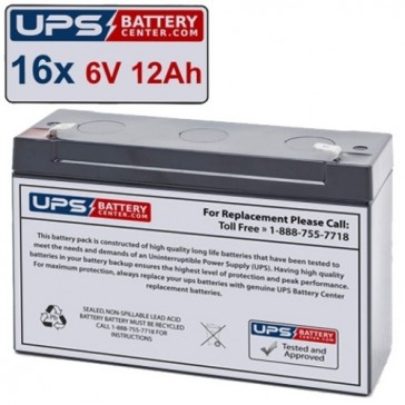 Eaton Powerware NetUPS SE 2400RM Compatible Replacement Battery Set