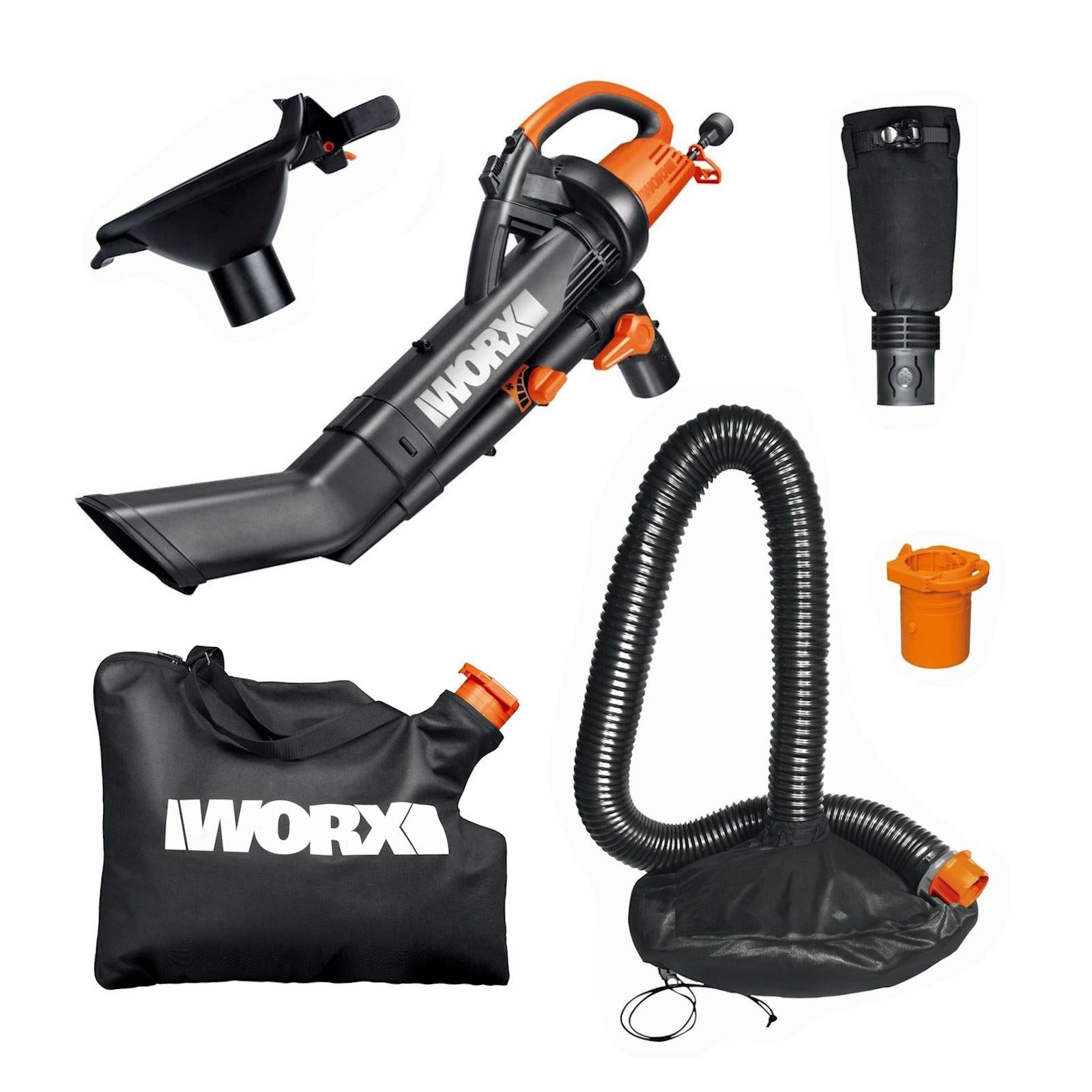 Worx WG505 Corded TriVac 3-in-1 Blower/Mulcher/Vacuum & WA4058 Collect