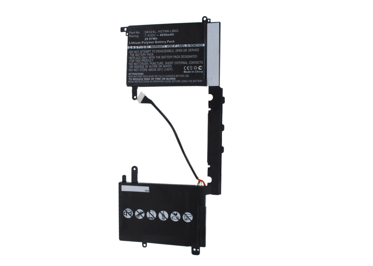 Batteries N Accessories BNA-WB-P4591 Laptops Battery - Li-Pol, 7.4V, 4050 mAh, Ultra High Capacity Battery - Replacement for HP 756186-421 Battery