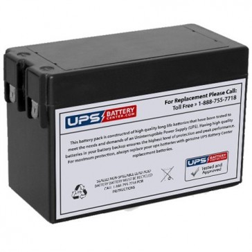FirstPower FP1225 12V 2.5Ah F1 Replacement Battery