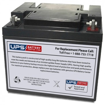 Leoch LP12-38 12V 40Ah F6 Replacement Battery