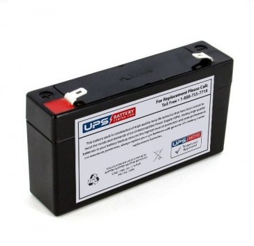Leoch LP6-1.2 6V 1.2Ah F1 Replacement Battery