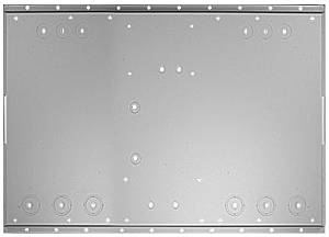 MidNite Solar MNBACKPLATE 16 Gauge Gray Steel Back Plate For One or Tw