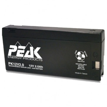 Peak Energy PK12V2.0PC 12V 2Ah Battery