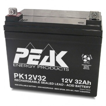 Peak Energy PK12V32 12V 32Ah Battery