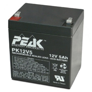 Peak Energy PK12V5F1 12V 5Ah Battery