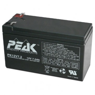 Peak Energy PK12V7.2F1 12V 7.2Ah Battery