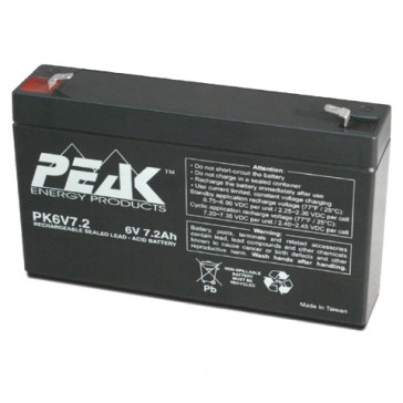 Peak Energy PK6V7.2F1 6V 7.2Ah Battery