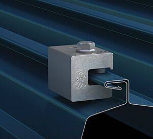 S-5! S-5-H90 Clamp for Metal Roof Panels With a Horizontal Seam