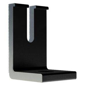 IronRidge LFT-03-B1 Slotted L-Foot with Black Finish