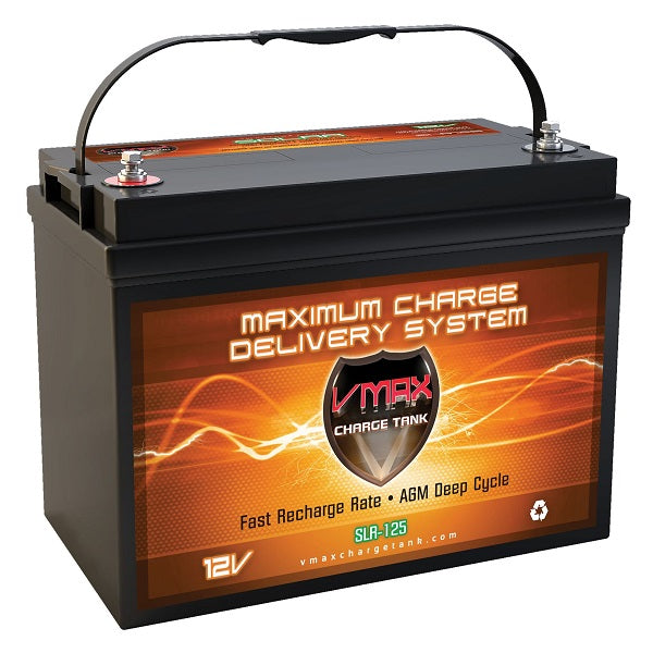 VMAX SLR125 12Volts, 125AH Deep Cycle, Solar AGM Battery.