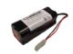 NiMH Battery Pack: 9.6V 10 Ah Square Battery for Dive light - UK D8