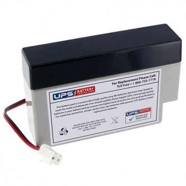 12V 0.8Ah Sealed Lead Acid Battery with J2 Terminals