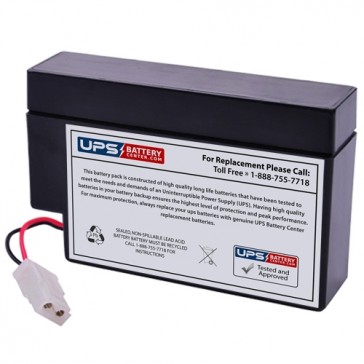 12V 0.8Ah Sealed Lead Acid Battery with WL Terminals