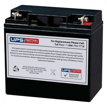 12V 17Ah Sealed Lead Acid Battery with F3 Terminals