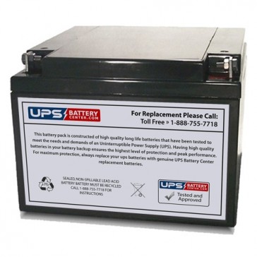 12V 24Ah Sealed Lead Acid Battery with F3 Terminals