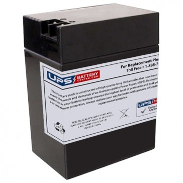 6V 14Ah Sealed Lead Acid Battery with +F2 / -F1 Terminals