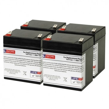 Unison 600 UPS (4 battery model) Compatible Replacement Battery Set