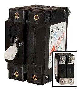 80 Amp 300VDC Panel Mount Circuit Breaker